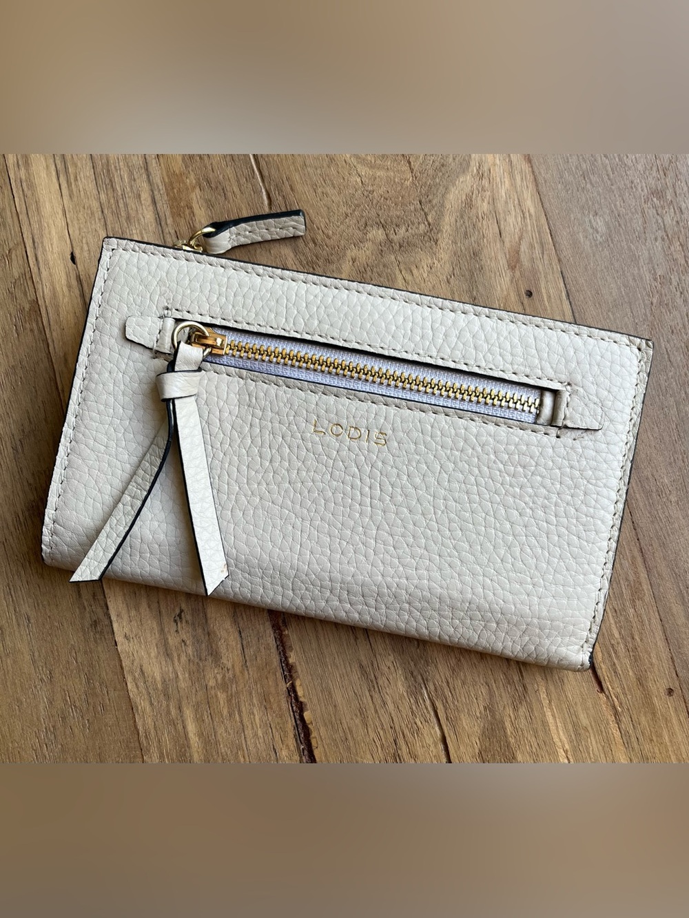 LODIS Ellie Bifold Wallet Cream